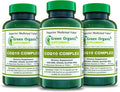 Green Organic Supplements Coq 10 Complex Ubiquinone 90 VCaps High Absorbable Non-GMO Gluten-Free (Pack of 3)