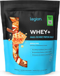 LEGION Whey+ Protein Whey Isolate from Grass Fed Cows (Apple Pie 30 Servings) - Whey Protein Isolate Powder Low Calorie Non-GMO Sugar Free Lactose and Gluten Free All Natural Protein Powder