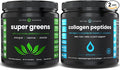 NutraChamps Super Greens Powder and Collagen Peptides Powder Bundle