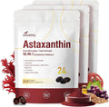 VivoNu Astaxanthin 24mg – Powerful Antioxidant Support for Skin Eyes &amp Immune System – 10-in-1 Formula with Lycopene Grape Seed Vitamin E &amp Zinc – Triple Strength 720 Softgels 3 Bag
