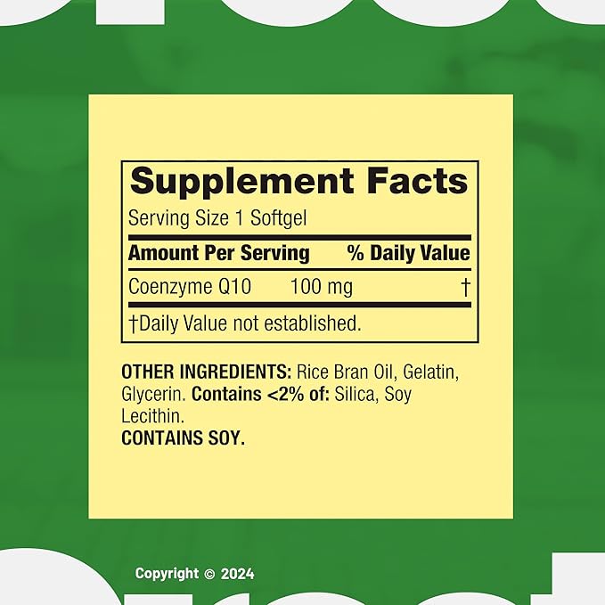 Rapid-Release CoQ10 100 mg 120 Softgels with Bundle Exclusive Vitamins &amp Minerals - A to Z - Better Ligth&ampSpring Guide + Weekly Pill Organizer (3 Items)