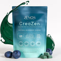 Zenos Health CreaZen - Creatine Monohydrate Gummies - Creatine Supplement for Muscle Growth Strength Recovery &amp ATP Boost Preworkout Supplements - Made in USA Blueberry Flavor - 120 Count