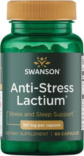 Swanson Women's Anti-Stress Formula (Lactium) - Helps Counter Stress Promotes Relaxation and Sleep Support - (60 Capsules 167mg) 1 Pack