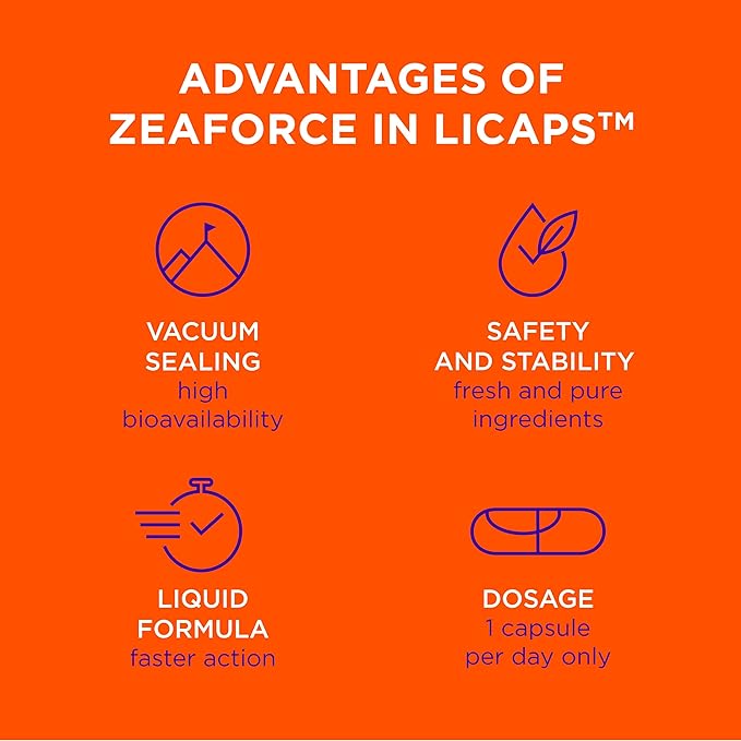 Excellent Vision with 1 Capsule/Day. Concentrated Composition. Multidirectional Action. Liquid Formula for Complete Absorption and Faster Effect. Laboratory Tested. (1 Month Supply)