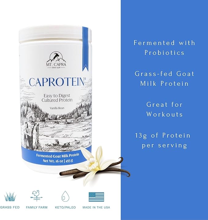 Mt. Capra Caprotein and Clean Whole Protein + Fermented Protein