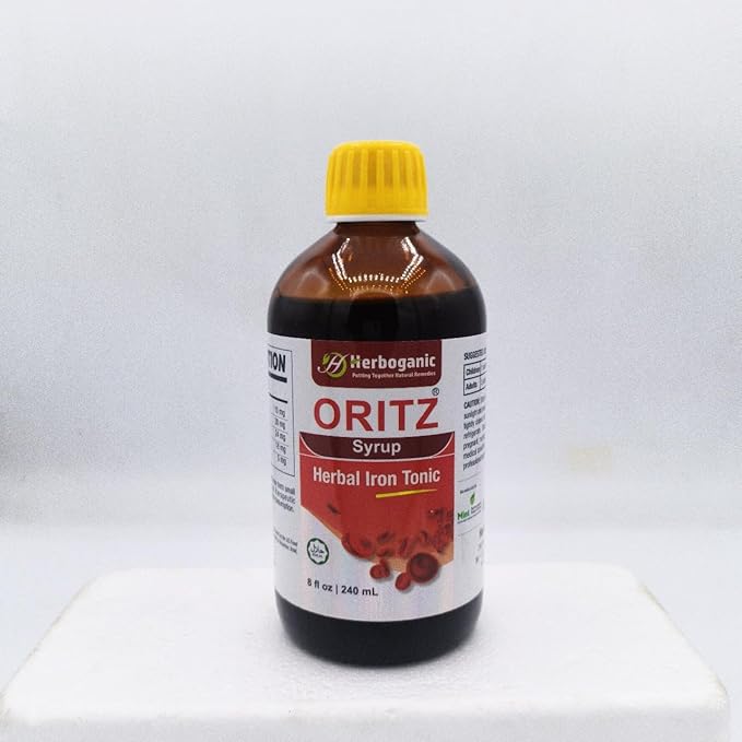 HERBOGANIC Oritz Herbal Iron Syrup for Overall Health and Wellness