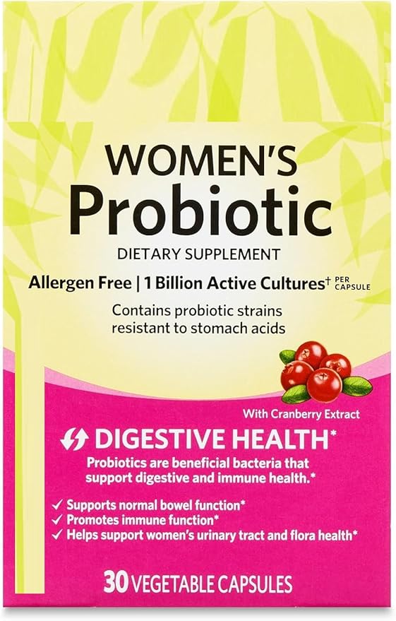 SEDLAV Women's Probiotic Dietary Supplement 30 Count + Sticker Capsule Format for Consistent Use in Structured Morning Or Evening Intake