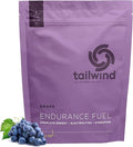 Tailwind Nutrition Endurance Fuel Carbohydrate &amp Electrolyte Sports Drink Mix Powder Gluten-Free Vegan Grape 30 Servings