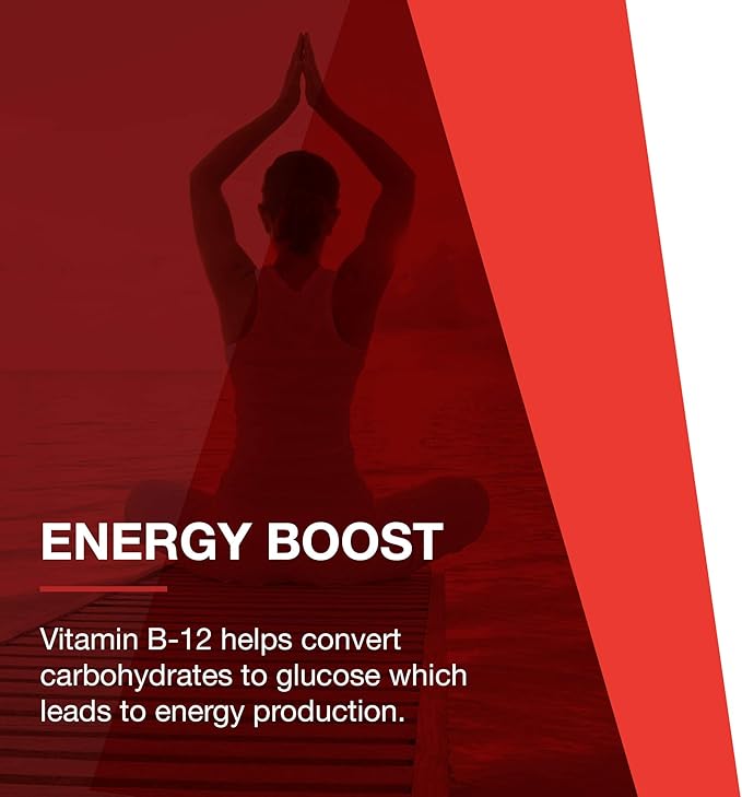 PROTOCOL FOR LIFE BALANCE Nutri-Dose B-12 10000mcg - Liquid Vitamin B-12 - for Energy Nerve Health &amp Metabolism Support* - with Folate &amp Biotin - Convenient Vials - High Potency B-12-12