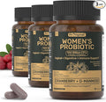 Probiotics for Women – Women’s Probiotic for Digestive Vaginal Urinary Health &amp pH Balance – 100 Billion CFU 11 Strains with Organic Prebiotics Cranberry Extract D-Mannose – Non-GMO 180 Caps