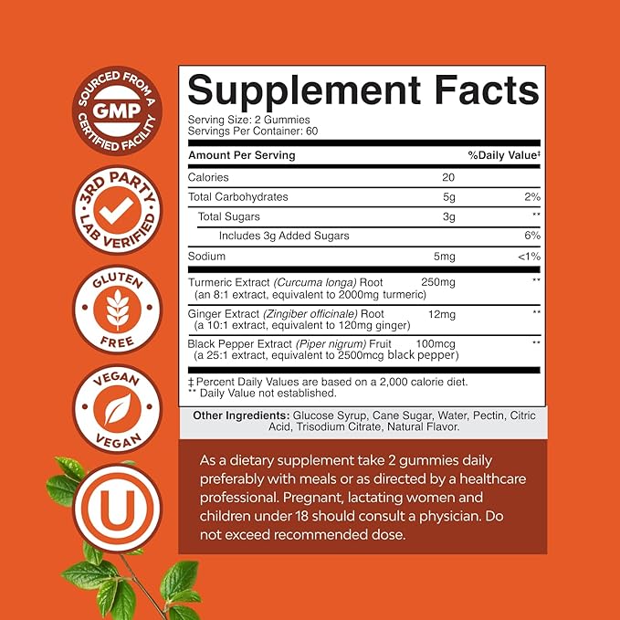 Bundle of Pure Magnesium Glycinate Supplement 400mg Per Serving for Mood Sleep &amp Relaxation Support and Turmeric Gummies for Adults Peach Flavor with Turmeric Curcumin Black Pepper Extract Ginger