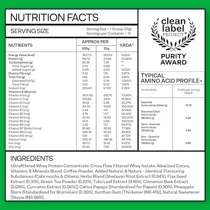 OZiva Protein &amp Herbs Women with Multivitamins Curcumin Shatavari Tulsi for Improved Metabolism Hormonal Balance &amp Skin Hair Health 1.1 lbs Cafe Mocha. Soy Free Gluten Free Non GMO