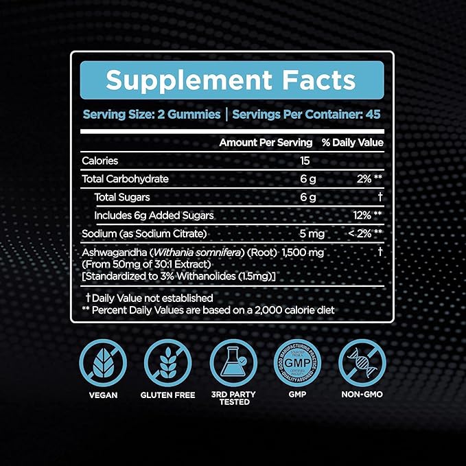 EFFECTIVE NUTRA Ashwagandha Gummies &amp Milk Thistle Gummies