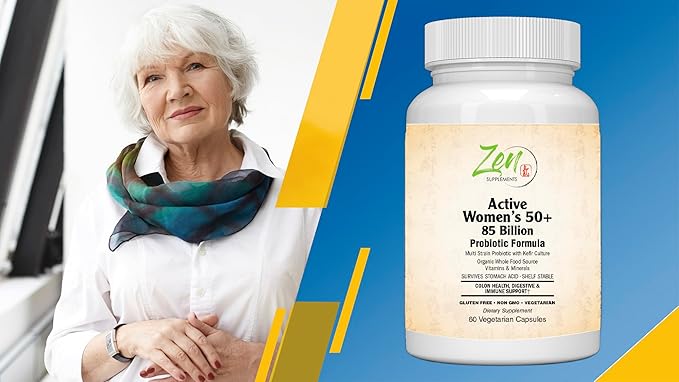Zen Supplements Active Women’s 50+ 85 Billion Probiotic Formula