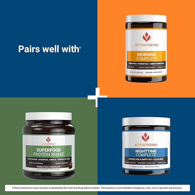 ActivatedYou BioCollagen Complex Plant-Based Collagen for Women &amp Men - Designed to Promote Skin Firmness Muscle Strength &amp Hair Volume 2 Daily Capsules Supports Youthful Appearance &amp Jo