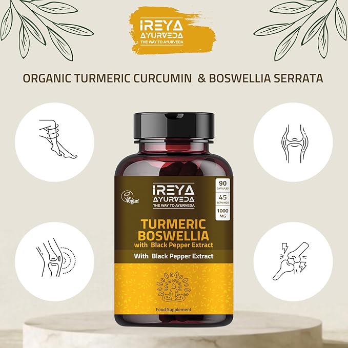Turmeric Curcumin Capsules &amp Boswellia Turmeric Capsules
