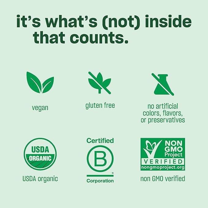 Vega Organic All-in-One Vegan Protein Powder Plain Unsweetened - Superfood Ingredients Vitamins for Immunity Support Keto Friendly Pea Protein for Women &amp Men 13.5 oz (Packaging May Vary)