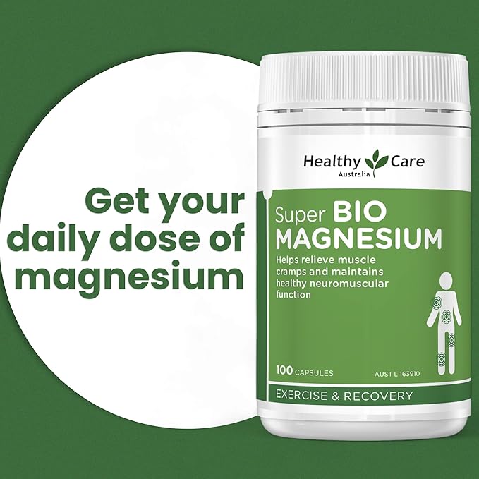 Healthy Care Super Bio Magnesium 100 Capsules