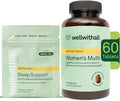Women’s Multivitamin Daily Supplement with Essential Vitamins Minerals &amp Iron (60 Tablets) &amp Sleep Support with Sustained-Release Melatonin (7 Capsules Travel Pack)