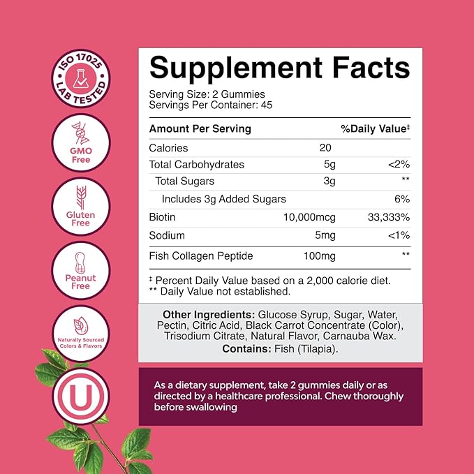 Bundle of Hair Skin and Nails Gummies - Extra Strength Biotin and Collagen 10000mcg per serving and Potent DIM Supplement - Hormone Balance with DIM &amp Black Pepper Menopause and PMS Relief for Wom