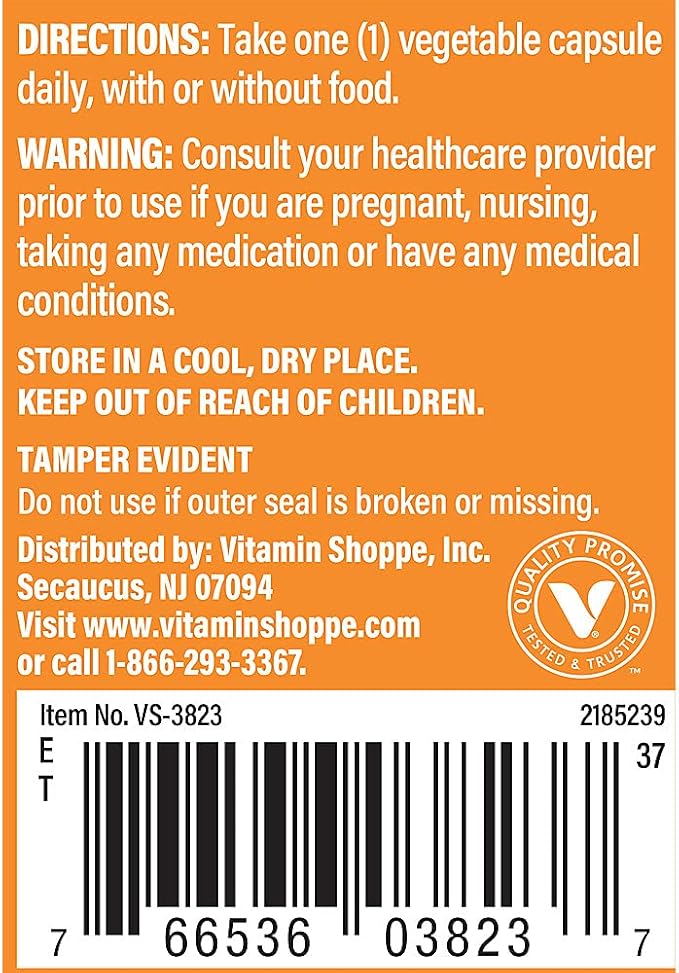 The Vitamin Shoppe Ultimate 10+ Probiotics 50 Billion CFU - 10 Probiotic Strains for Digestive Health Immune &amp Gut Support (60 Vegetable Capsules)
