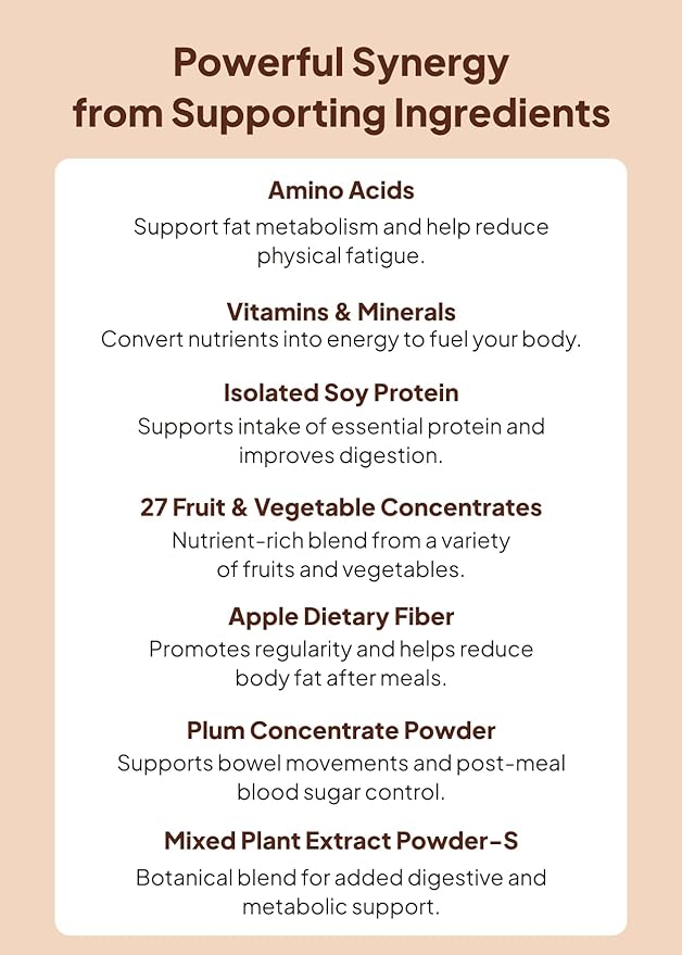 Korean Food Nutri Enzyme Chocolate (0.14oz*30ea) Dietary Fiber Essential Amino Acids Vitamins Individual Packs