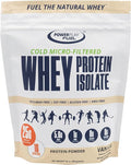 Cold Micro-Filtered Whey Protein Isolate Powder Vanilla 1LB - Grass-Fed Gluten-Free &amp Keto-Friendly Low Lactose - Post Workout Fitness &amp Nutrition for Muscle Recovery
