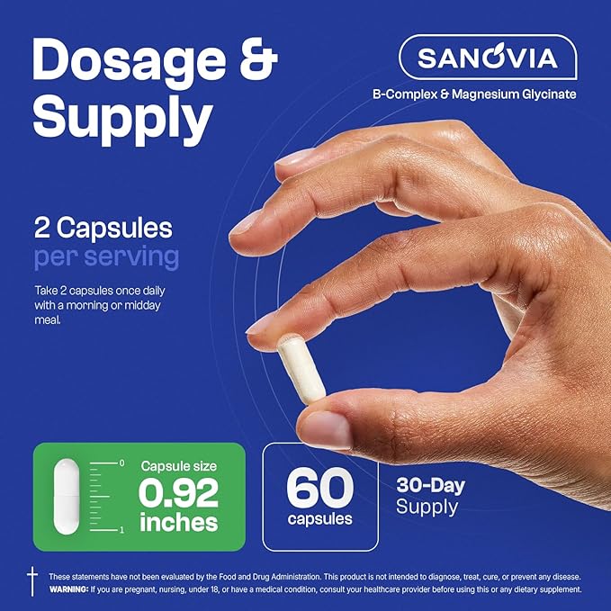 SANOVIA Vitamin B-Complex Supplements