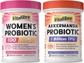 Probiotics for Women 100 Billion CFU 15 Strains 30 Capsules &amp Akkermansia Muciniphila Probiotic 1 Billion TFU 30 Capsules