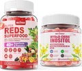 1 Pack Inositol Gummies &amp 2 Pack Super Reds Gummies
