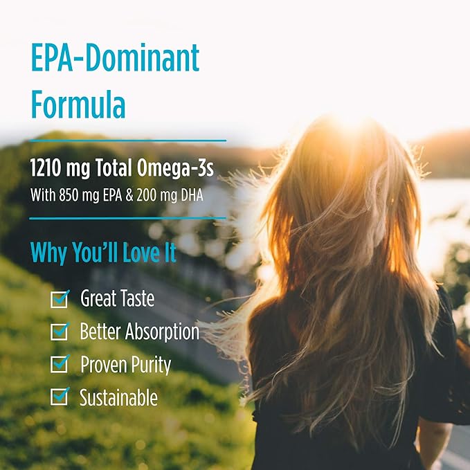 Nordic Naturals EPA Lemon - 60 Soft Gels - 1210 mg Omega-3 - High-Intensity EPA Formula for Positive Mood Heart Health &amp Healthy Immunity - 30 Servings