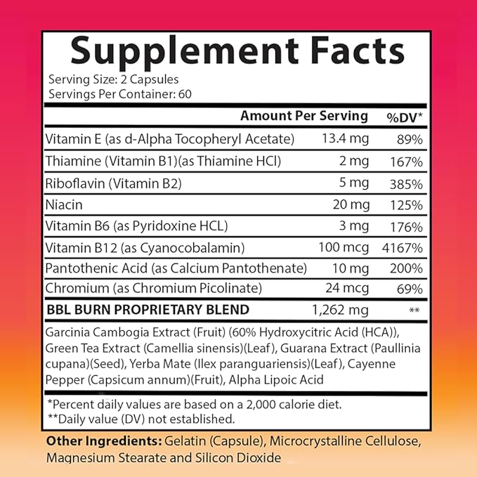 Angry Supplements Better Booty Women's Creatine BBL Combo: BBL Tablets (90ct) w. Creatine Glutamine BCAA's Collagen + BBL Burn Thermogenic Capsules (120ct)