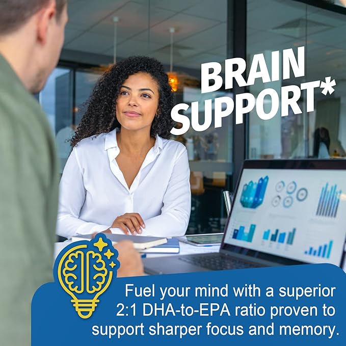 Vegan Omega 3 Supplement 120cts Omega3 Fatty Acids Softgels Fish Oil Alternative Plant-Based DHA EPA Algae Oil Omega-3 Supplement No Fish TasteNon GMO