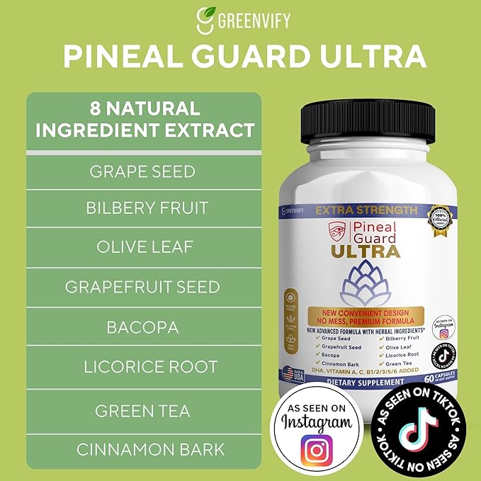 Pineal Guard Ultra Eye Health Supplement 60 Capsules 30-Day Supply (1)