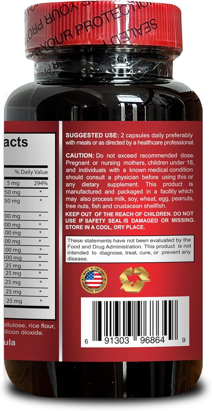 URIC Acid Support - Antioxidant-Rich Uric Acid Support Supplement containing Non-GMO and Herbal Ingredients Wellness Solution - 2 Bottles 120 Capsules