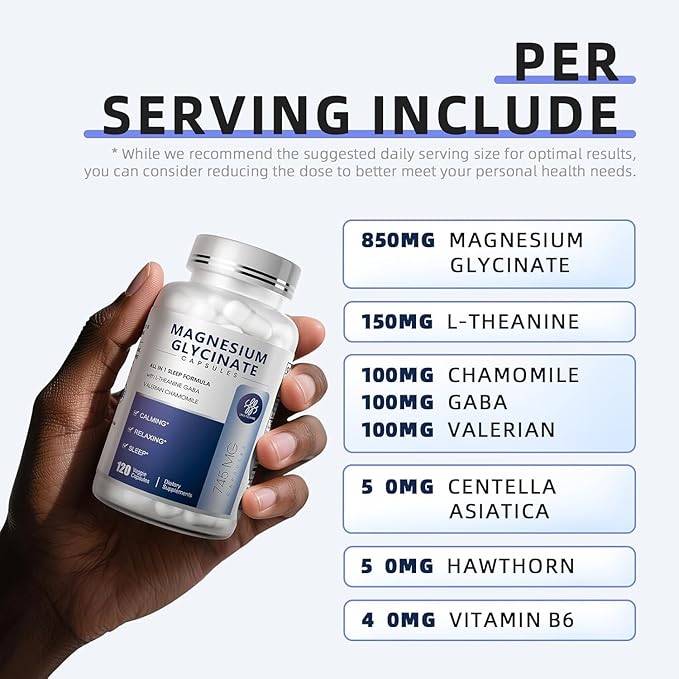 iMATCHME Magnesium Glycinate Supplement and Complex