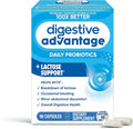 Digestive Advantage Lactose Defense Capsules (96 Count In A Box) Helps Breaks Down Lactose and Defend Against Digestive Upset Supports Digestive and Immune Health CFUs