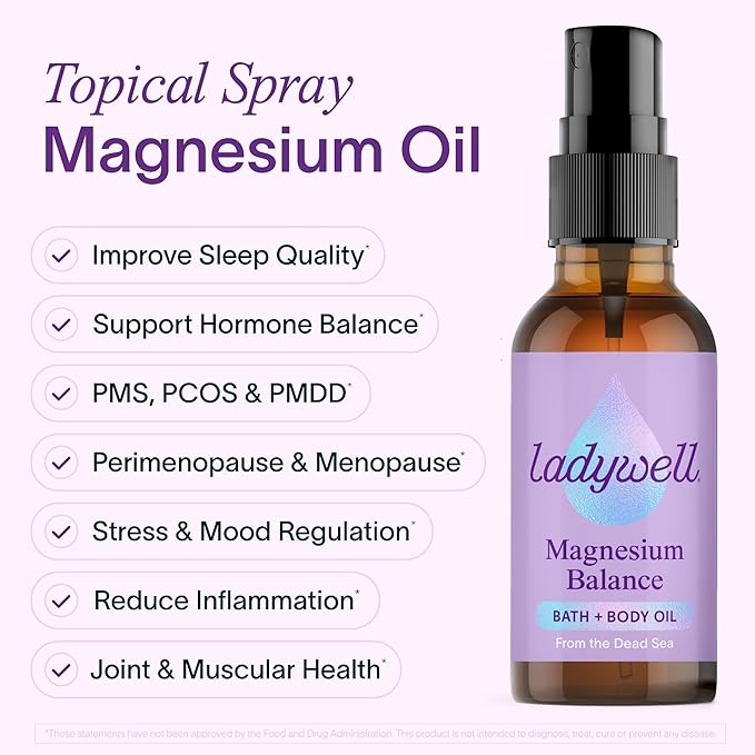 Ladywell Fertility &amp Egg Health + Topical Magnesium Oil Spray