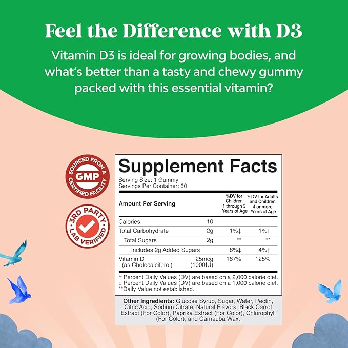 Bundle of Omega DHA Gummies for Kids - Fatty Acids Omega 3 6 9 - Vitamin C for Brain Immunity &amp Vision and Vitamin D Gummies for Kids - 1000 IU Per Serving - Immune Support Muscle Teeth &amp Bon