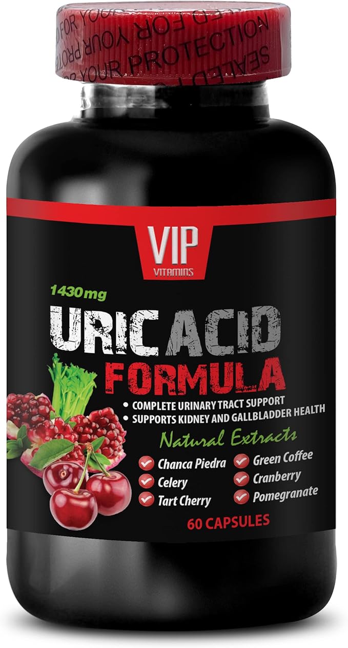 Green Coffee Bean - URIC ACID CLEANS - URIC ACID FORMULA - Turmeric Pomegranate Milk Thistle Cranberry uric acid formula advanced complex uric acid reducer uric acid flush 3 Bottles 180 Capsules
