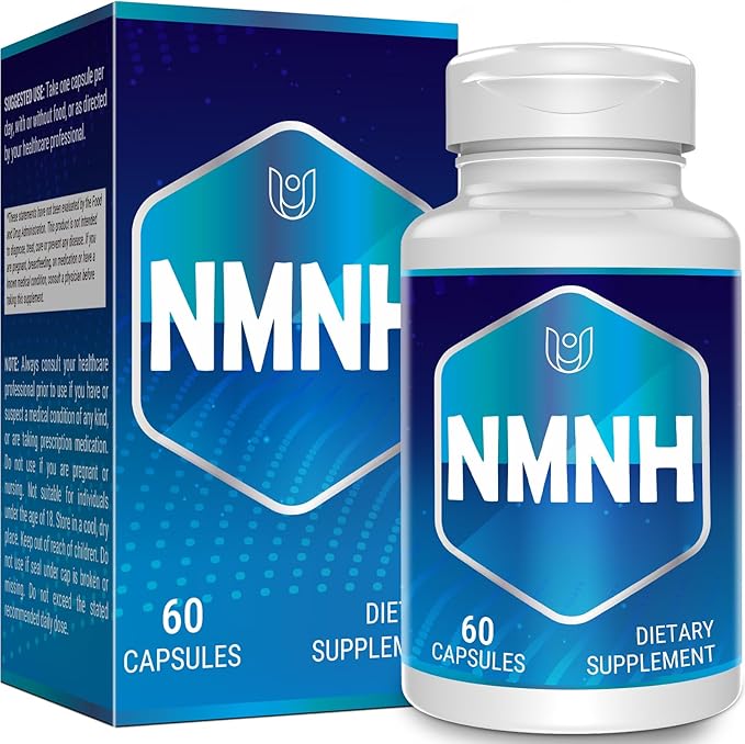 NMNH (Dihydronicotinamide Mononucleotide) NAD Supplement to Boost NAD+ Levels as We Age (May Be More Effective Than Nicotinamide Riboside) NMNH Supplement for Anti-Aging 60 Capsules (60 Servings)
