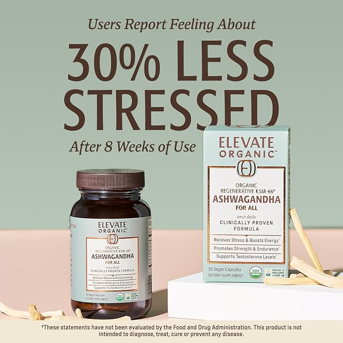 Regenerative Fermented KSM-66 Ashwagandha Vegan Capsules with Acti Veda™ (600mg 30 Servings) Up to 150% More Effective Than KSM-66 Alone