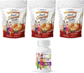 BariatricPal 90-Day Bariatric Vitamin Bundle (Multivitamin ONE 1 per Day! Capsule with 18mg Iron and Calcium Citrate Soft Chews 500mg with Probiotics - French Caramel Vanilla)