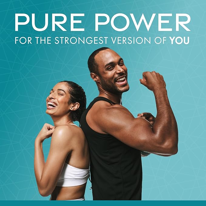 Dr. Mercola Pure Power Creatine Monohydrate - Supports Strength &amp Performance - Unflavored - NSF Certified - Quick-Dissolving Powder - 17.60 oz - 100 Servings