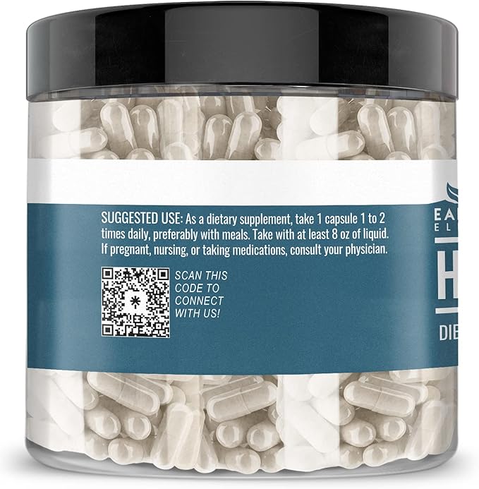 Earthborn Elements Magnesium Oxide and Hops Bundle 200 Capsules Each Pure &amp Undiluted No Additives