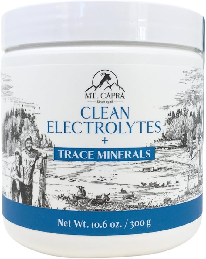 Mt. Capra Clean Whey Protein (Unsweetened) Clean Recovery and Clean Electrolytes + Trace Minerals