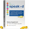 Lifetrients Speak+d Twist-Off Softgels – Natural Orange – 60 Softgels – Pediatrician Formulated to Support Children with Special Nutritional Requirements – Enhanced with Omega-3 Vitamin E’s &amp D3