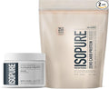 Bundle of Isopure Bovine Colostrum Supplement Powder 90 Servings + Isopure Unflavored Protein Whey Isolate 25g Protein Zero Carb 16 Servings 1 Pound (Packaging May Vary)