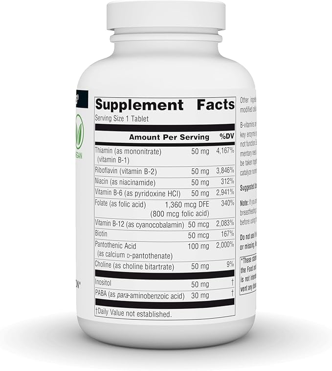 Source Naturals B-50 Complex Supports Energy Production* - 50 mg - 250 Tablets