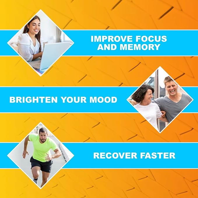 Cover Three Brain Assist Brain Supplement Nutritional Focus Supplement with Curcumin Uridine Orange Slice Liquid Brain Support Formula High Performance Memory Supplements (6 Boxes)